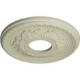 thumbnail image 3 of Ekena Millwork 12 1/8"OD x 3 1/2"ID x 1"P Palmetto Ceiling Medallion (Fits Canopies up to 4 7/8"), Hand-Painted Clear Yellow, 3 of 6