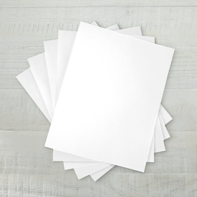 Premium Smooth Matte 4 x 6 Card Stock - Heavyweight 300GSM - White or  Recycled - 100 Pack - Made in the USA (Bright White)