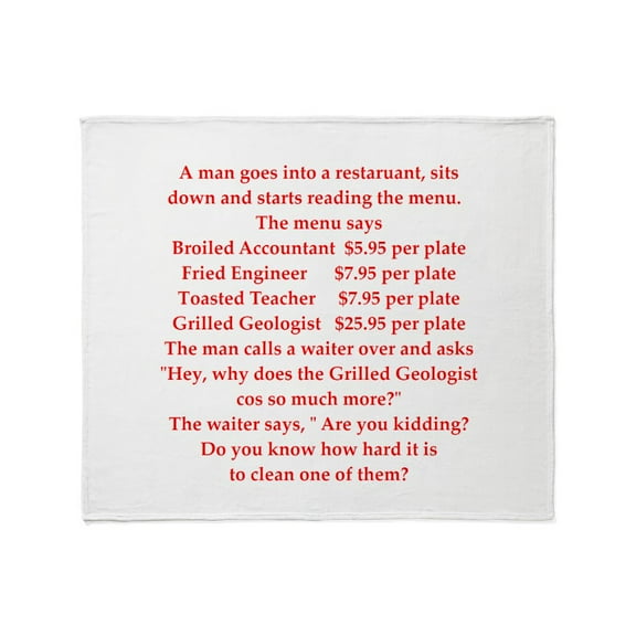 CafePress - GEOLOGIST15 Throw Blanket - Soft Fleece Throw Blanket, 50"x60" for All Ages