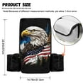 thumbnail image 6 of Uorisanigo Riding Lawn Mower Seat Cover, Heavy Duty Bald Eagle American Flag Tractor Seat Cover, Polyester Fabric Tractor Seats Covers Cushion Replacement, Lawn Mower Cushion, 6 of 7