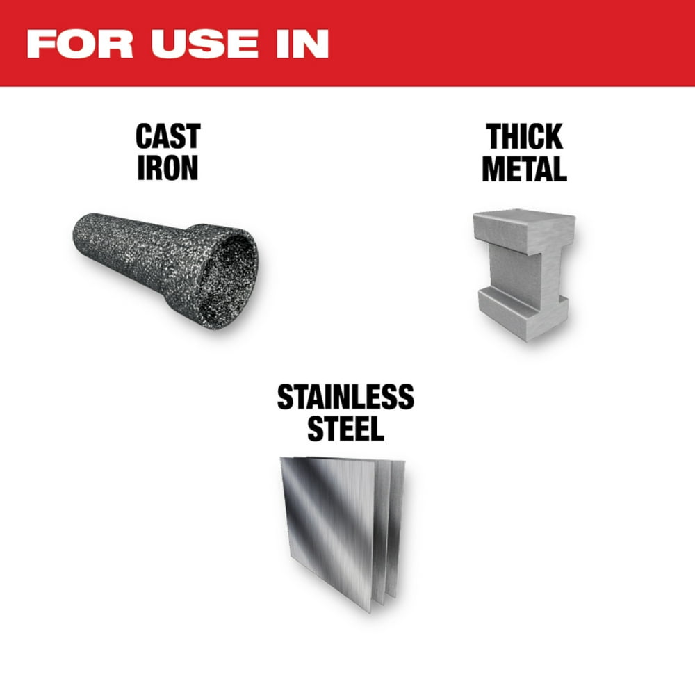 Milwaukee Tool 12" 8 TPI The TORCH with NITRUS Carbide SAWZALL Blade 5PK