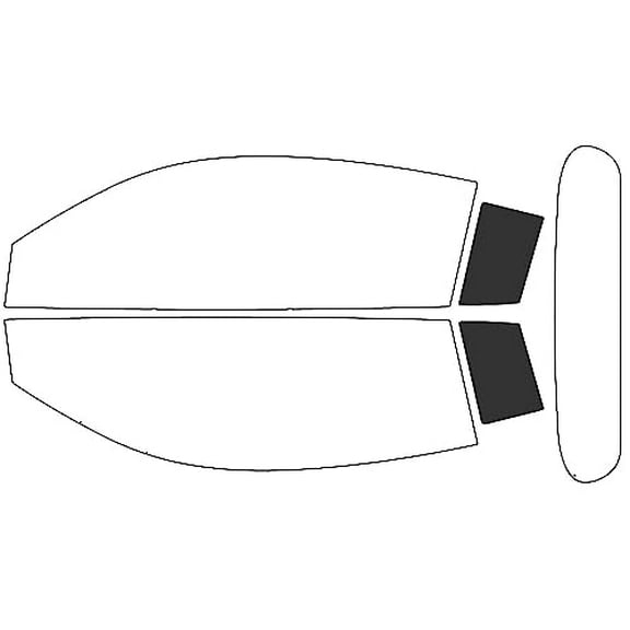 Avery Dennison NR Nano Ceramic IR Window Tint Kit Compatible with Audi R8 2016-2023 (Coupe) - Back