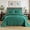 Emerald, variant on MarCielo 3 Piece Cotton Oversized Bedspread Quilt Set Tmonica Wine Burgundy - Oversized King