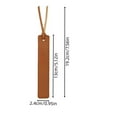 thumbnail image 3 of PU Leather Bookmark Reading Book Mark Page Divide Tags Multi-Color Book Clip Reader Pager Bookmark Holder Stationery For Students Teachers Book Lovers Gifts, 3 of 4