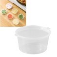 thumbnail image 4 of Tazas de Condimentos, Versátiles de 50 Piezas de Plástico A Prueba de Fugas Copas Redondas Transparentes Con Tapas para Barbacoas, 4 of 7