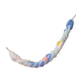 thumbnail image 4 of Bunblic Bird Rope Perch Parrot Climbing Standing Toy Pet Supply Hanging Parrot Stand Parrot Climbing Rope for Lovebirds Small Animals Blue White, 4 of 8