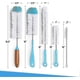 thumbnail image 2 of Long Bottle Brush Cleaner Set for Reusable Water Bottles - 5 Piece Straw & Narrow Neck Cleaning Kit with Bamboo Handle, 2 of 4