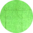 thumbnail image 1 of Ahgly Company Indoor Round Abstract Green Modern Area Rugs, 7' Round, 1 of 4