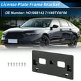 thumbnail image 2 of Unique Bargains License Plate Bracket for Honda Accord 2021-2022 - Black Front Bumper License Plate Holder Mounting - Replaces No.71145TVAF0/HO1068143, 2 of 7