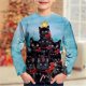 thumbnail image 4 of Ropa de Navidad para niños, niños, Papá Noel, árbol de Navidad, ciervo, muñeco de nieve, camiseta roja, camisetas de Festival para niñas con gato y perro, 4 of 4