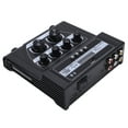 thumbnail image 4 of Audio Mixer, Treble Or Bass Adjustment AC100-240V Mixing Console With  Connector For KTV For Home For Stage, 4 of 8