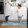 thumbnail image 3 of Marble Kitchen Rugs and Mats Non Skid Washable Absorbent Stain Resistant,Durable and Easy to Clean,Anti Fatigue Kitchen Rug Set of 2 Marble Kitchen Decor 17 x47+17"x30", 3 of 6