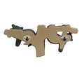 thumbnail image 4 of Ebros Rustic 2 Playful Black Bears Dangling On Tree Branches 3 Wall Hooks 9.25"W, 4 of 10