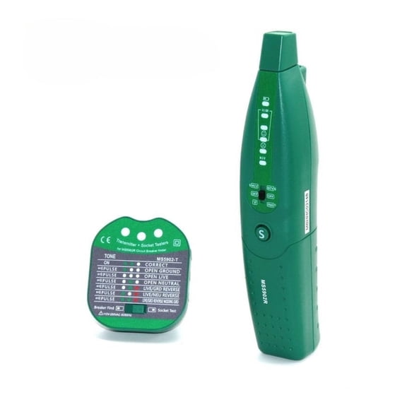 Automatic Circuit Breaker Finder Fuse Socket Tester MS5902R Specification With Flashlight Circuit Tester