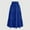 Blue, variant on Zunfeo Maxi Skirts for Women Elastic High Waisted Summer Skirts Ruffles A-line Prairie Skirt for Vacation Beach Black M