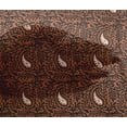thumbnail image 4 of oneOone Viscose Chiffon Fabric Leaves & Paisley Block Decor Fabric Printed BTY 42 Inch Wide, 4 of 4