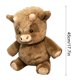 thumbnail image 2 of Peluche de vaca de las Tierras Altas, suave y adorable: un peluche suave para aliviar el estrés, un compañero reconfortante y tierno para niños y adultos. Peluche decorativo de vaca corriendo, 2 of 2
