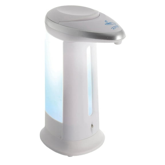 Eternal Living -Eternal Lifestyle Touch-Free Soap Dispenser Pump with Light- Clear 11.8 oz. Capacity