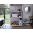 thumbnail image 2 of Boahaus Rouen Modern Pantry, Assembled Product Height 70.8 in,White, 2 of 5