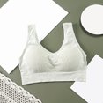 thumbnail image 2 of Sngxgn Womens Longline Sports Bra Padded Workout Crop Tank Tops(Green,One Size), 2 of 3