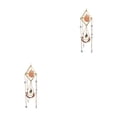 thumbnail image 3 of Bewildely Crystal Suncatcher Colgante Rainbow Maker con marco de metal Decoración Wind Chime Adornos Ventana Interior Árbol de Navidad Type9 NO9, 3 of 6