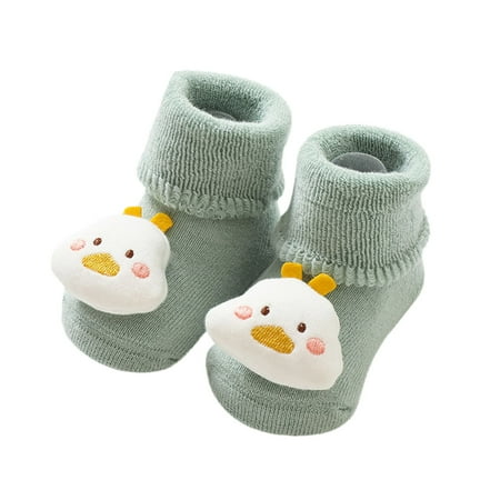 

ASEIDFNSA Toddler Girl Tennis Shoes Shoes Boys 6-12 Months Autumn And Winter Children Toddler Boys And Girls Socks Shoes Floor Sports Shoes Non Slip Warm Cute Cartoon Animal Pattern