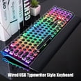 thumbnail image 2 of Teclado de máquina de escribir RK ROYAL KLUDGE S108 Retro RGB Negro, 2 of 8