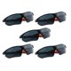 thumbnail image 2 of Gafas deportivas Colamx 5 uds a prueba de viento gris, 2 of 8