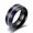Black Purple, variant on 8mm Men's Black Wedding Bands Titanium Steel White/Green/Purple/Pink Ring