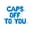 Blue, variant on Letter Balloons - CAPS OFF TO YOU 16" Inch Alphabet Letters Foil Mylar Balloon Graduation Day Party Banner (Purple)