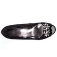 thumbnail image 2 of Womens KS35 Maralyn Jeweled Peep-Toe Heels - Black, 2 of 6