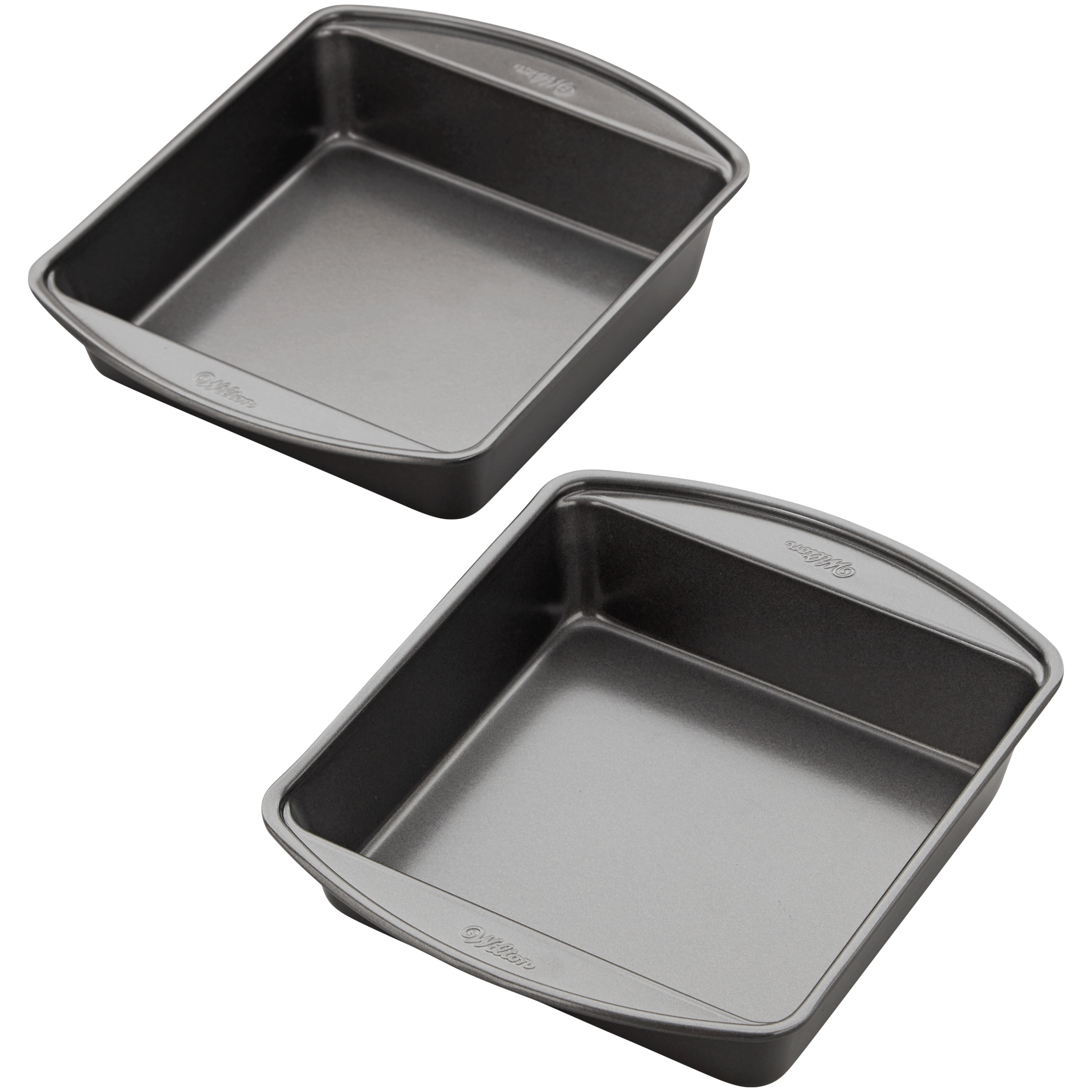 2Pcs Square Non-Stick Cake Pan Food Grade Cooking Baking Pans Bakeware 8x8