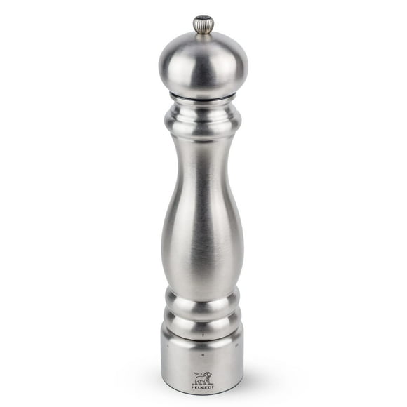 Peugeot - Paris Chef u'Select Manual Pepper Mill - Adjustable Grinder - Stainless Steel