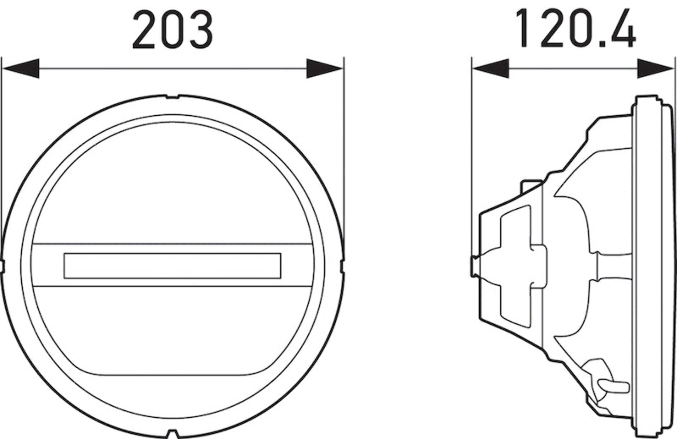 [241430011]Uncategorized.Hella Headlamp INSERT GR 1F8