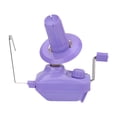 thumbnail image 1 of GUOOL Hand Operated Yarn Winder Compact Wool Winder Machine for Fiber Skein Thread Violet, 1 of 9