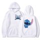 thumbnail image 2 of Sudadera con capucha de Disney Stitch para mujer, ropa de calle Harajuku, bonita sudadera de Anime, ropa de calle de Manga, Unisex, 2 of 5