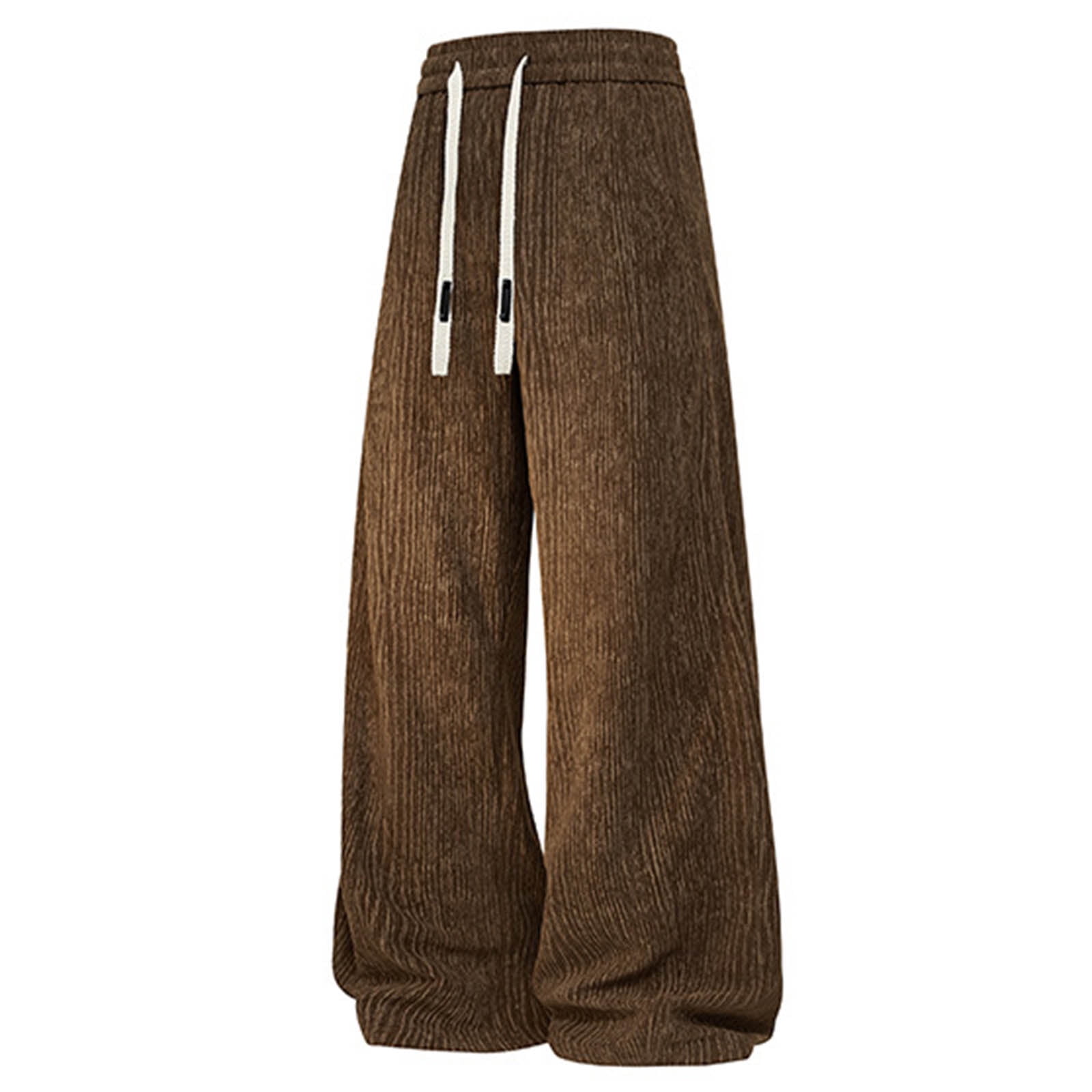 パンツ everyone wide straight corduroytrousers Men's Casual Corduroy Wide Leg Trousers Relaxed Fit Straight Cut
