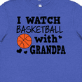 thumbnail image 4 of Inktastic I Watch Basketball with Grandpa Youth T-Shirt, 4 of 5