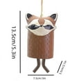 thumbnail image 2 of Wind Chime under $5! Yannianjz Bohemian Wind Chime, Resin Garden Decor with Animal Charms, Outdoor Hanging Ornament for Patio, Porch, 2 of 9