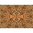 thumbnail image 1 of Ahgly Company Machine Washable Indoor Rectangle Transitional Orange Area Rugs, 5' x 7', 1 of 7