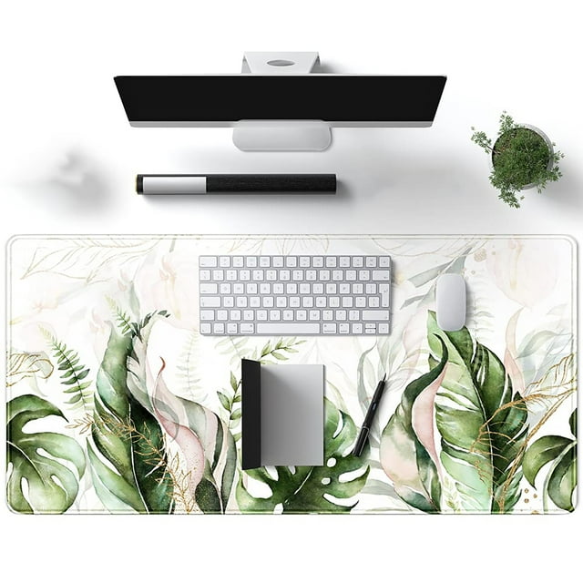Mouse Pad Desk Accessories Extended Large Gaming Pad with Rubber Base High Density Fabric Computer Desk Mat for and Precision Control 30X80CM