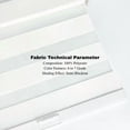 thumbnail image 2 of Zebra Shades Cordless Blinds for Windows, Free-Stop Shades with Valance,56W*60H, 2 of 6