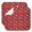 Red Christmas Snowflake-3, variant on Red Christmas Snowflake Pattern Dish Drying Mat for Kitchen 1 Pack, Ultra Absorbent Microfiber Dishes Drainer Mats,16x18in(41x46cm)
