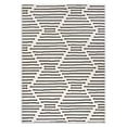 thumbnail image 2 of World Rug Gallery Boho Stripe Design Area Rug - CREAM 5'X7', 2 of 9