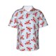 thumbnail image 1 of Fotbe Cartoon Lobsters 1 Camisa Hawaiana para Hombre Unisex – Camisa Casual de Verano con Botones de Manga Corta de Algodón y Lino,X-Large, 1 of 7