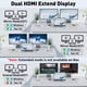 thumbnail image 3 of Hub USB-C THANDBLE 6 en 1 con doble HDMI 4K y carga PD de 100W, 3 of 7