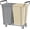 Gray+Beige, variant on 3 Section Heavy Duty Laundry Sorter Cart with Wheels, 360L, Black | Rolling Laundry Hamper Sorter Cart, Extra Large Laundry Clothes Hamper, Laundry Basket Organizer for Bathroom, Bedroom, Hotel