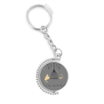 thumbnail image 1 of cage s art pattern rotatable keyholder disc accessories chain clip, 1 of 3