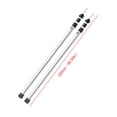 thumbnail image 2 of Outdoor Camping Hiking Adjustable Telescoping Aluminum Alloy Tarp Poles Silver 2Pcs Adjustable Aluminum Alloy Camping Tarp 90" Telescoping Tent Canopy Poles Tent Poles Adjustable Tarp Poles Set, 2 of 11