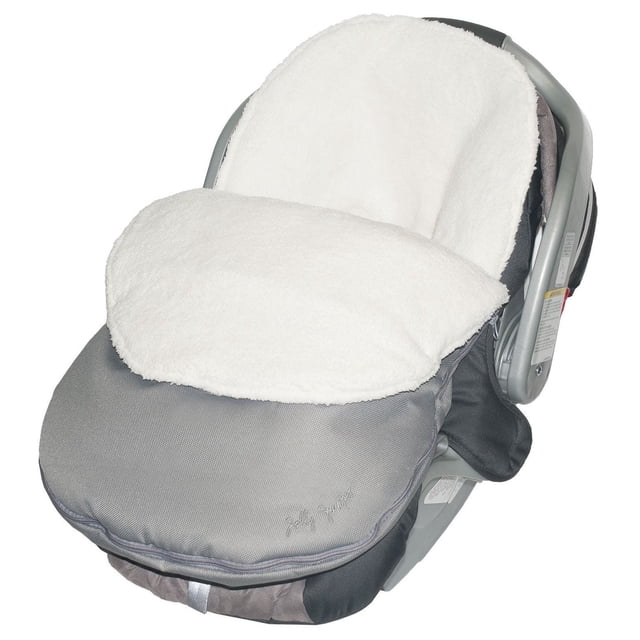 Jolly Jumper Cuddle Bag with Removable Cover | PTPA Award-Winning Fleece-Lined, Water-Resistant Baby Travel Bag | Dual Zippers & Car Seat Harness Compatible